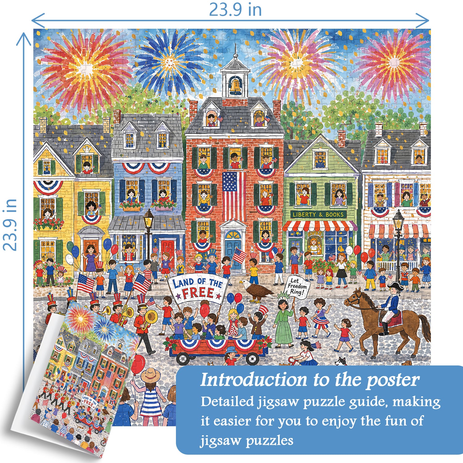 Town Celebration Jigsaw Puzzle 1000 Pieces