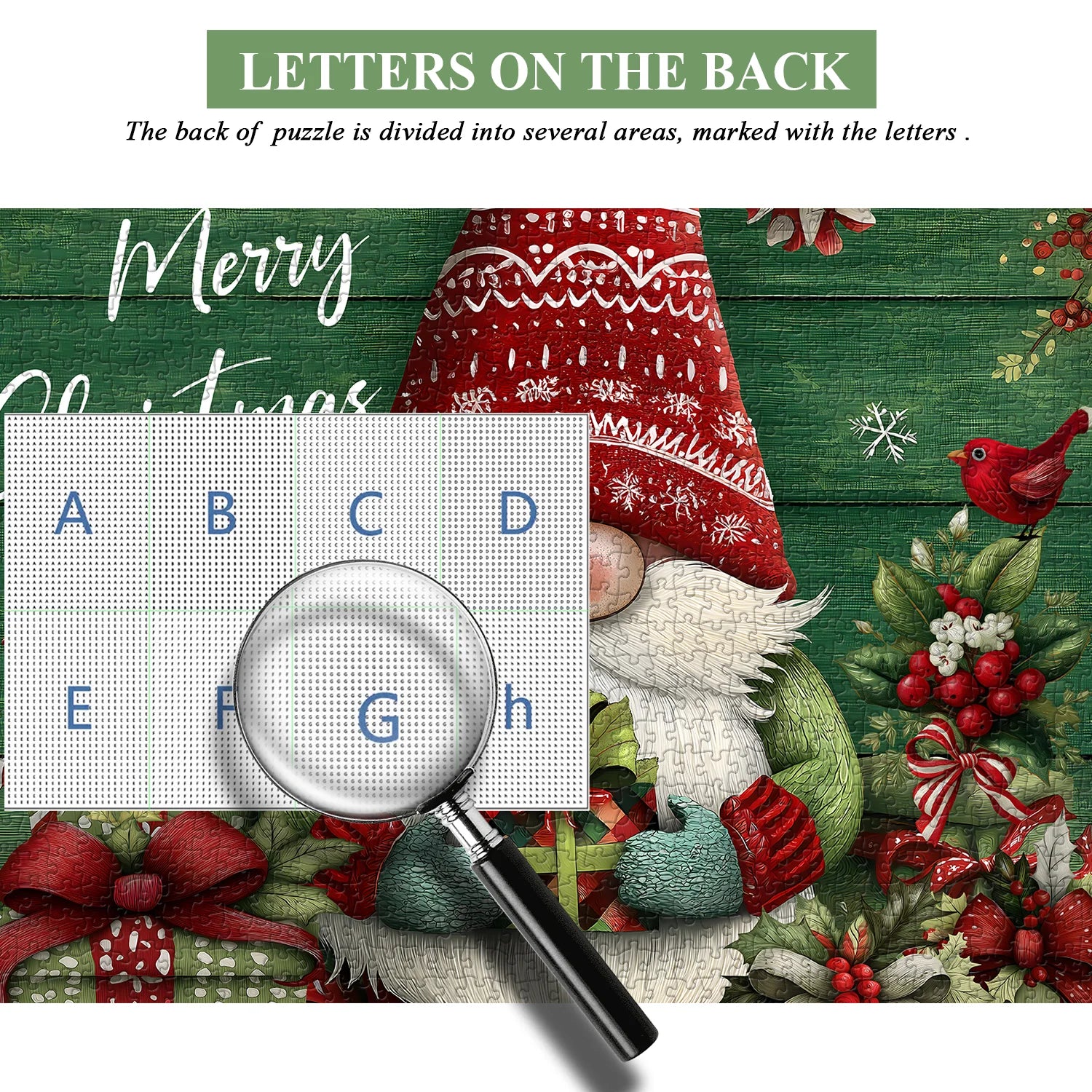 Christmas Gnome Jigsaw Puzzle 1000 Pieces