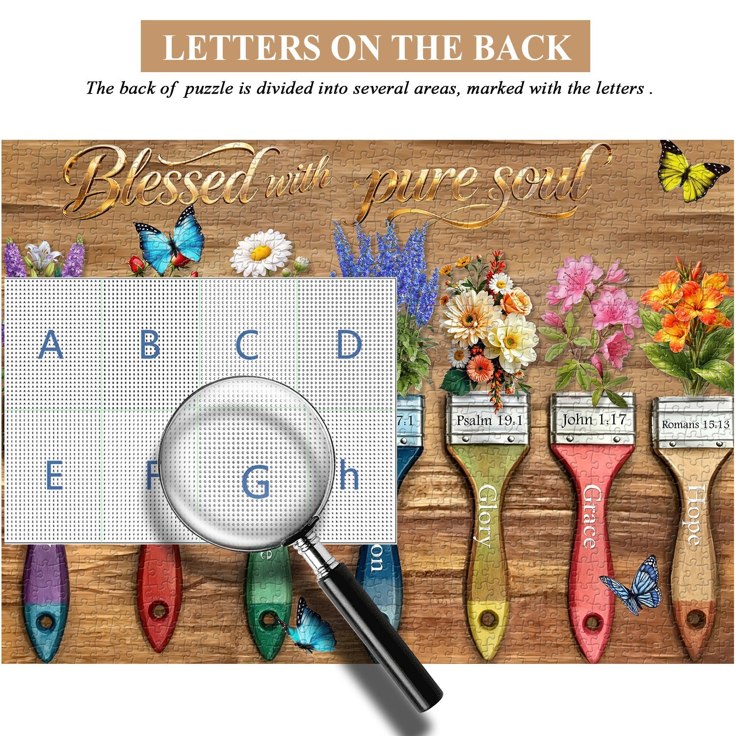 Faith Paint Brushes Jigsaw Puzzle 1000 Pieces
