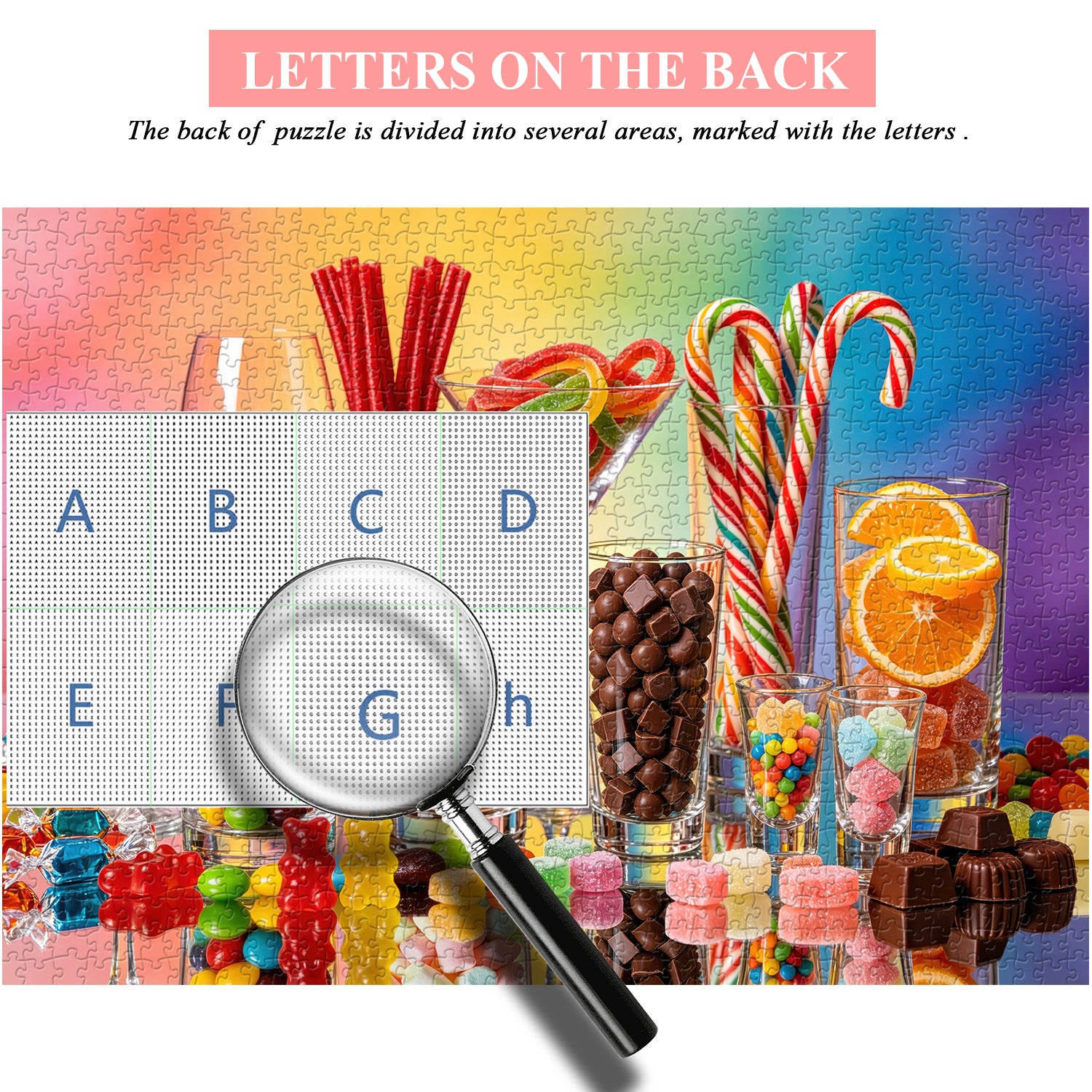 Colorful Candy Feast Jigsaw Puzzle 1000 Pieces
