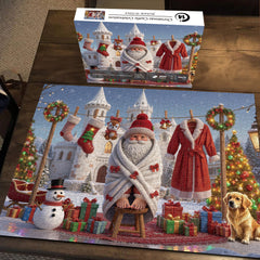 Celebración del castillo de Navidad Puzzle 1000 piezas