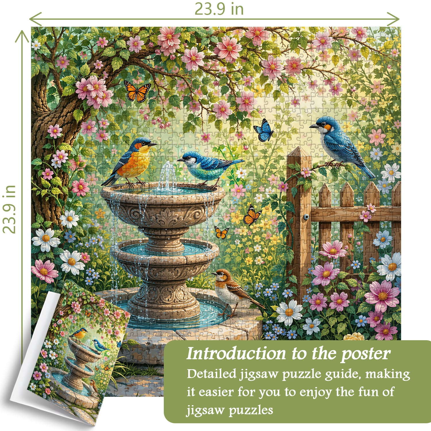 Garden Birds Jigsaw Puzzle 1000 Pieces