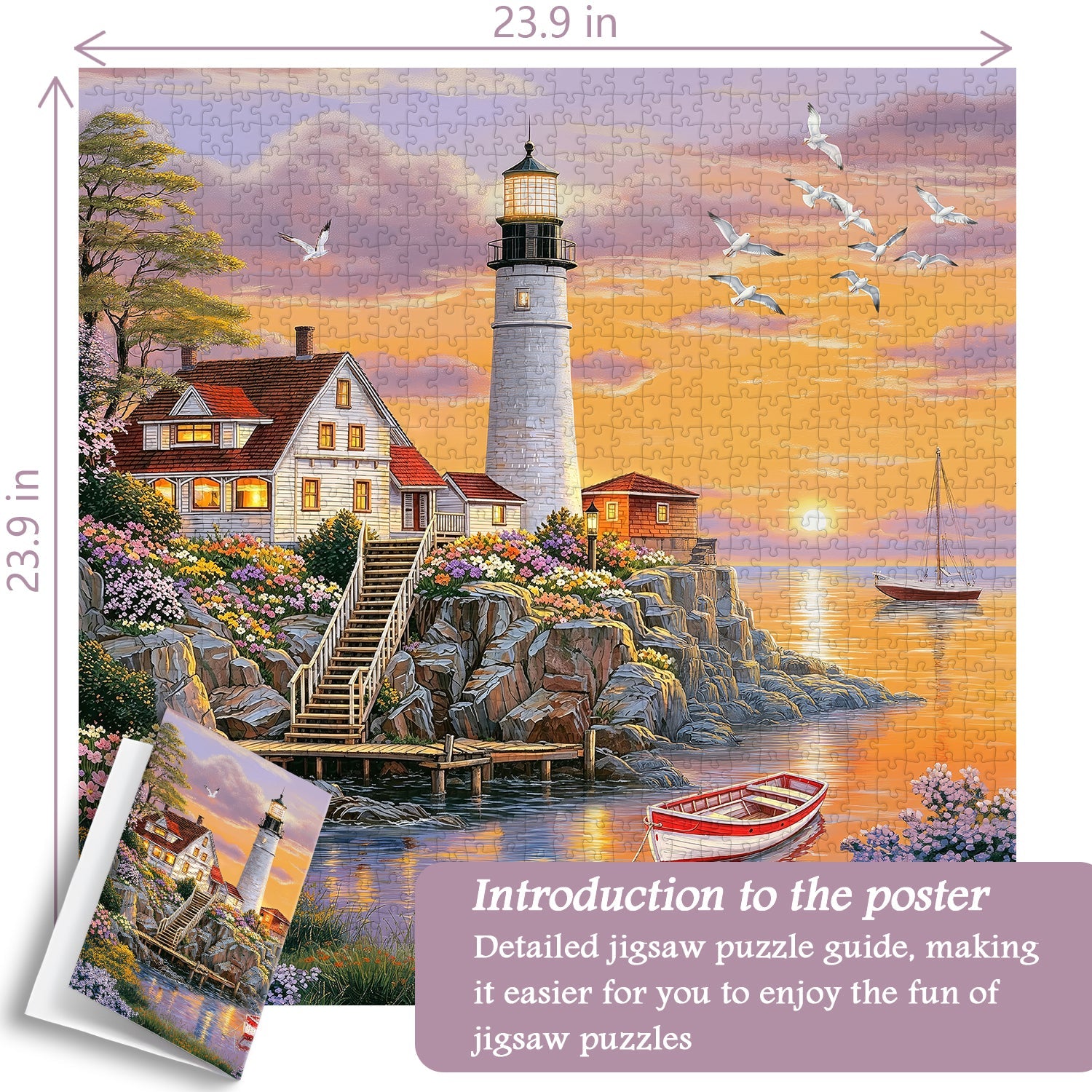 Lighthouse Cove Puzzle 1000 Teile