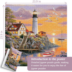 Lighthouse Cove Puzzle 1000 Teile