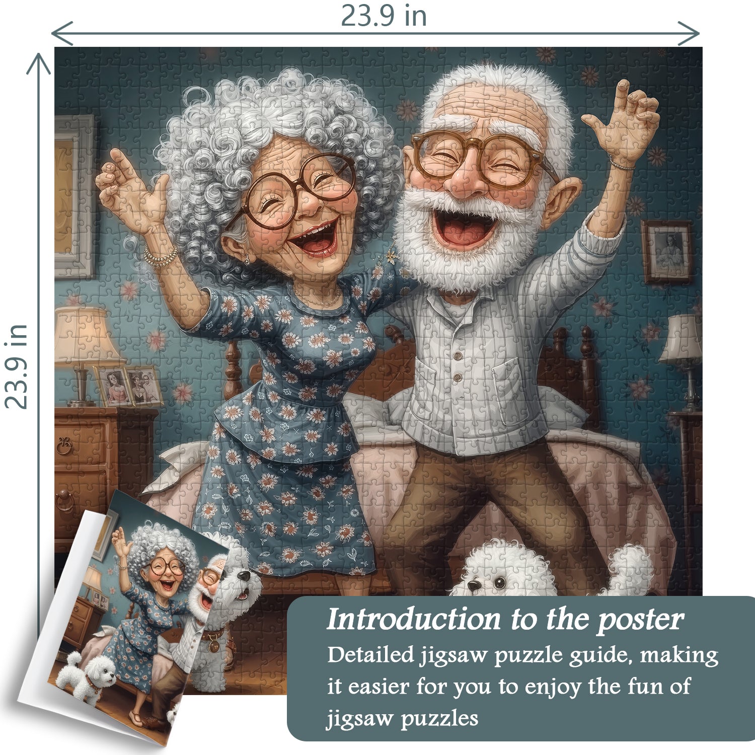 Happy couple Carnival Jigsaw Puzzle 1000 Pieces