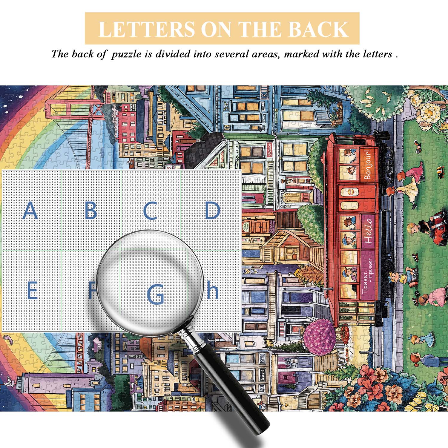 Colorful City Life Puzzle 1000 pièces
