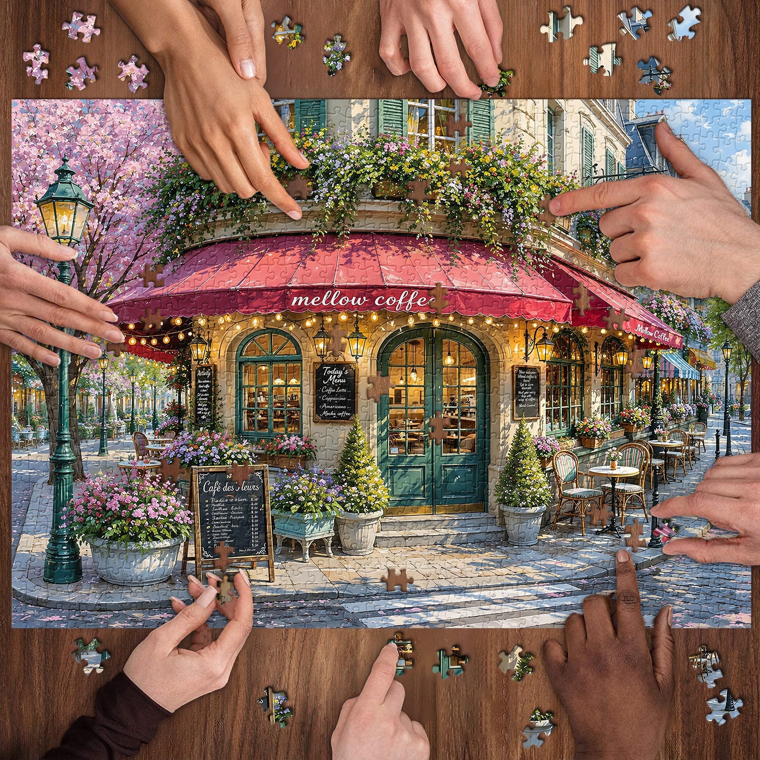 Mellow Street Corner Jigsaw Puzzle 1000 Pieces