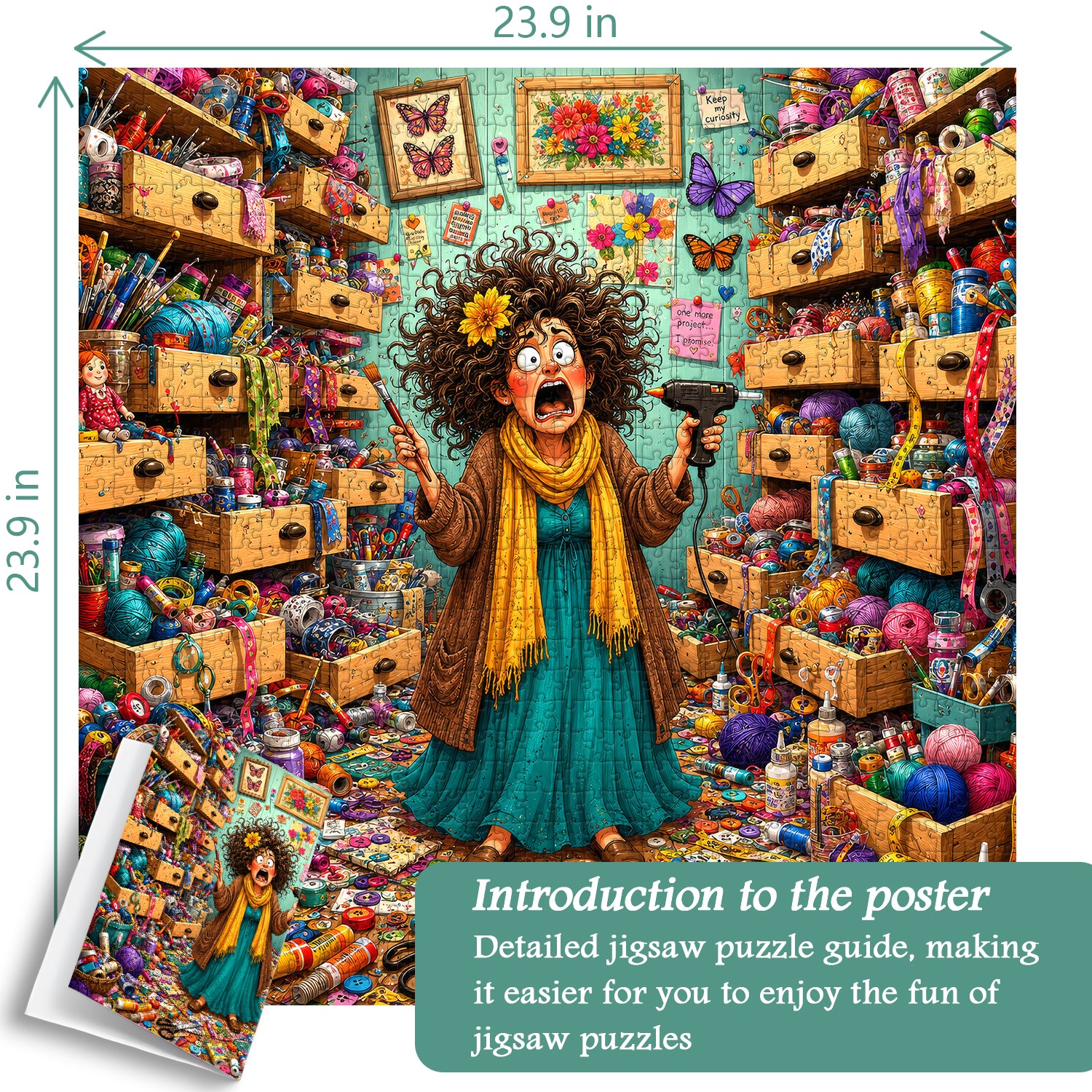Chaos Craft Shack Jigsaw Puzzle 1000 Pieces