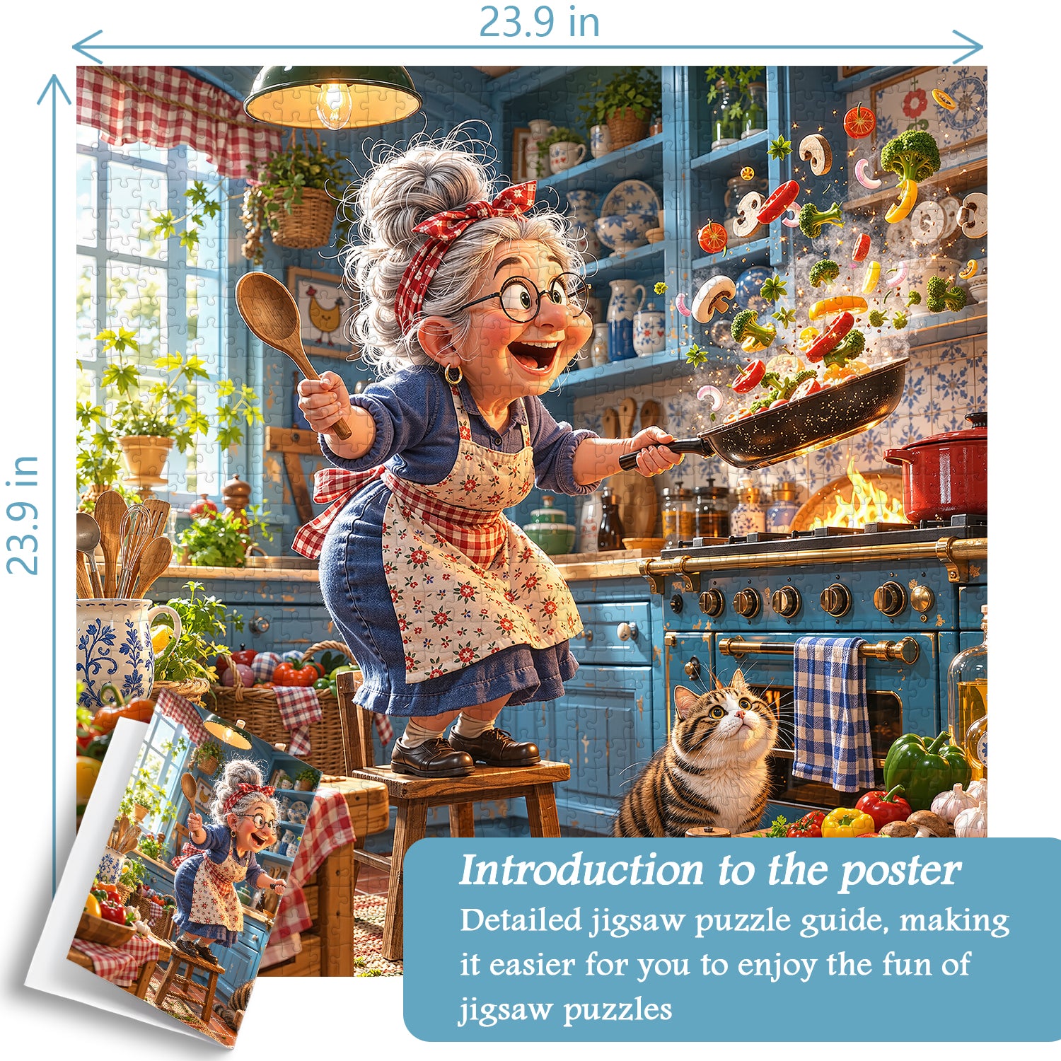 Granny’s Kitchen Jigsaw Puzzle 1000 Pieces