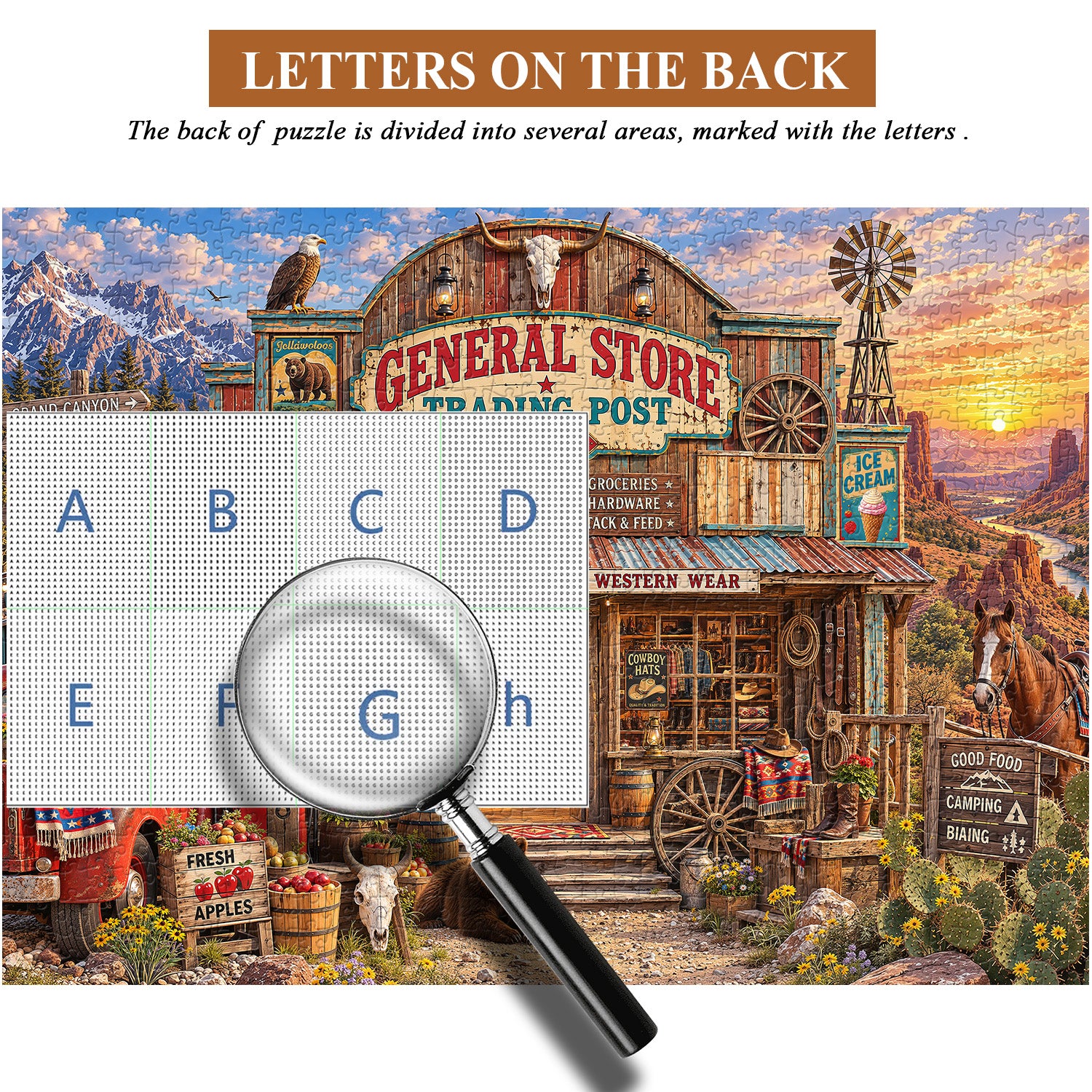 Desert Trading Post Jigsaw Puzzle 1000 Pieces