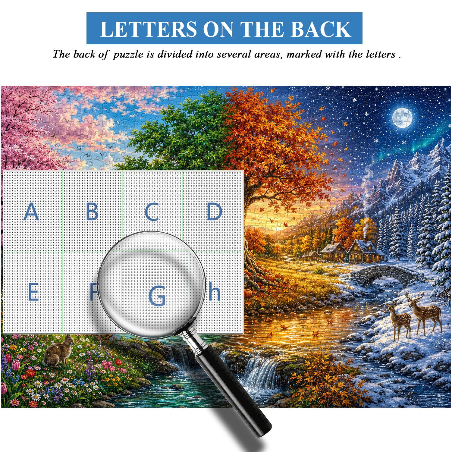 Puzzle saisonnier Wonder Valley 1000 pièces