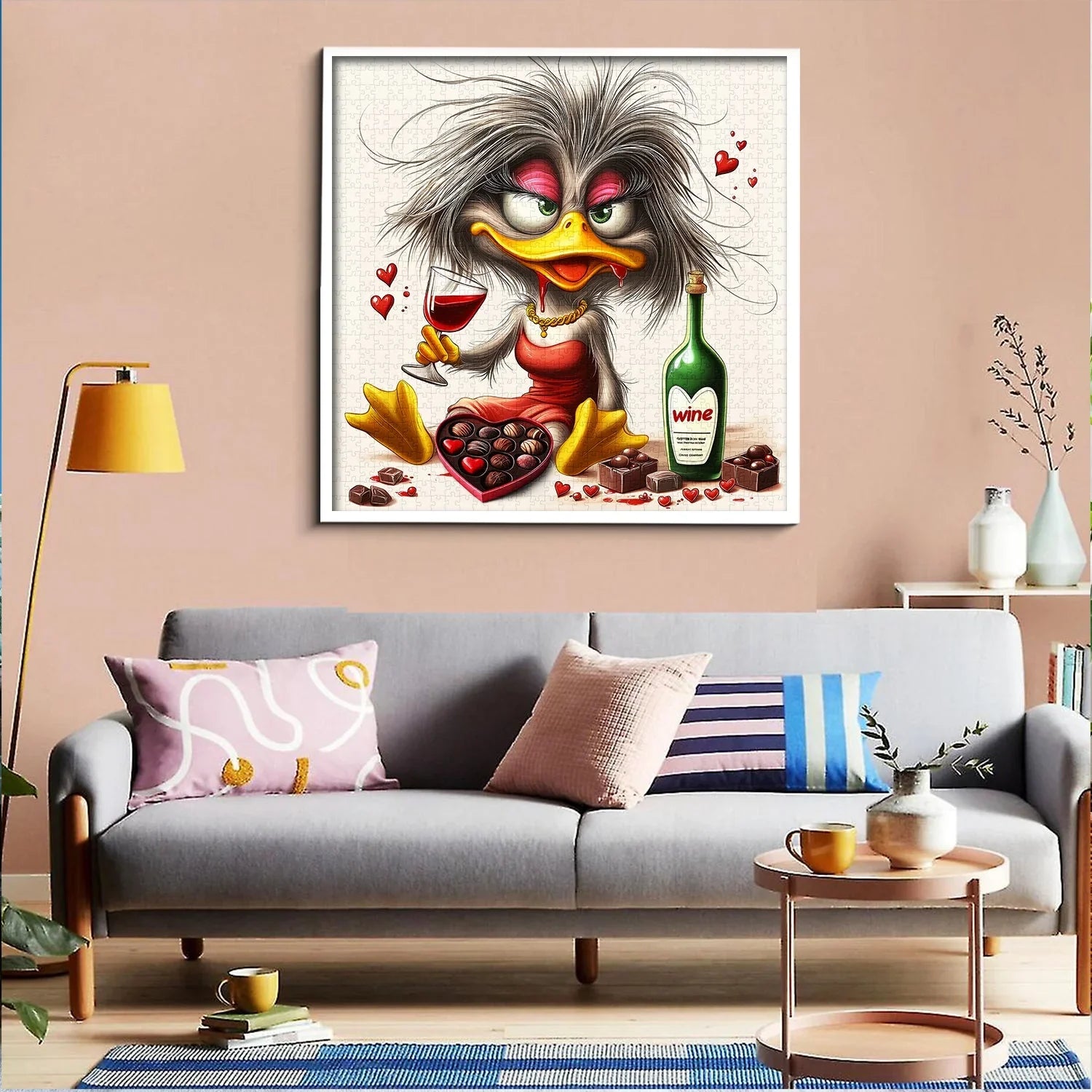 Puzzle Canard Lovestruck 1000 pièces