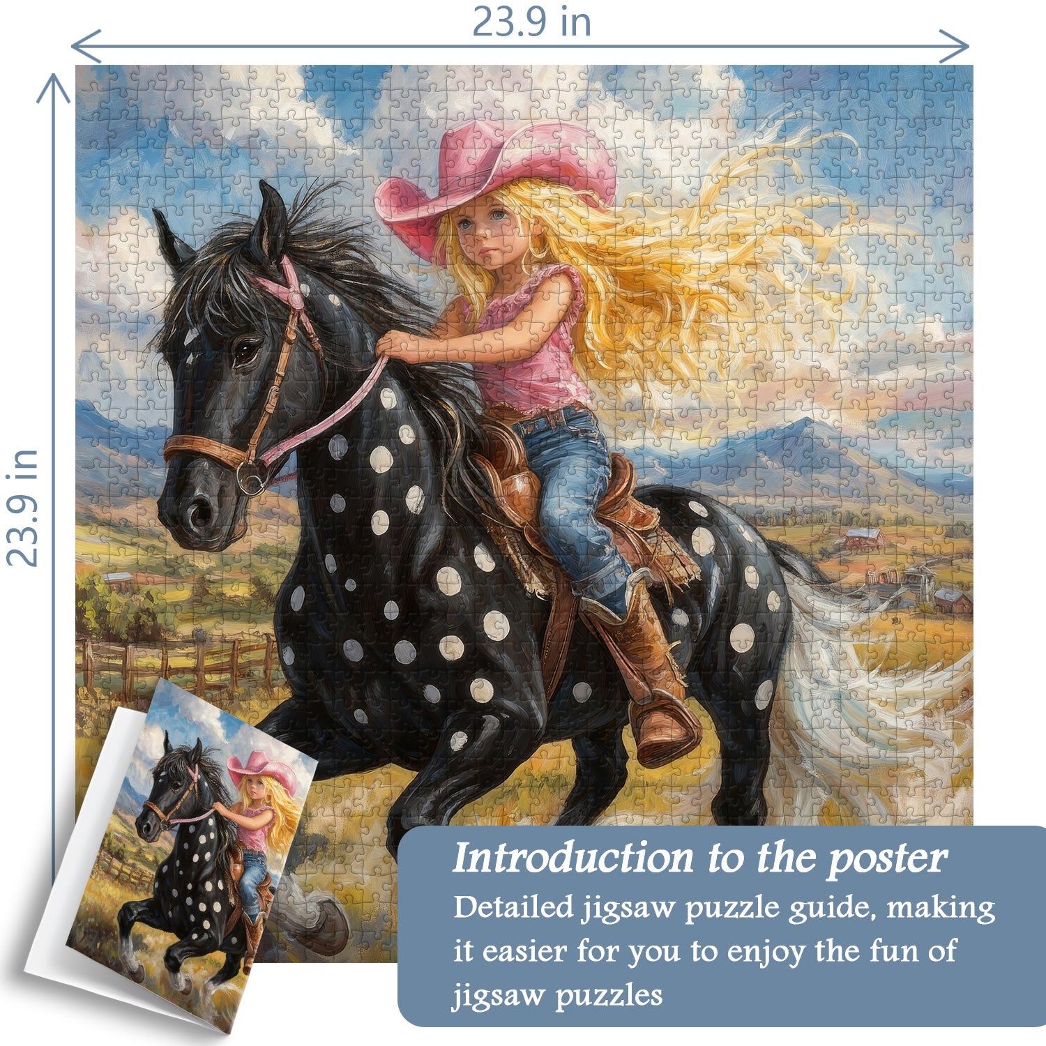 Ranch Girl Puzzle 1000 pièces 1000 pièces