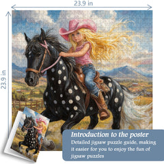 Ranch Girl Puzzle 1000 pièces 1000 pièces