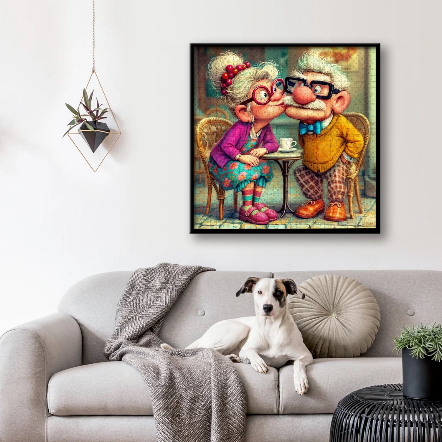 Puzzle Amoureux vieillissants 1000 pièces