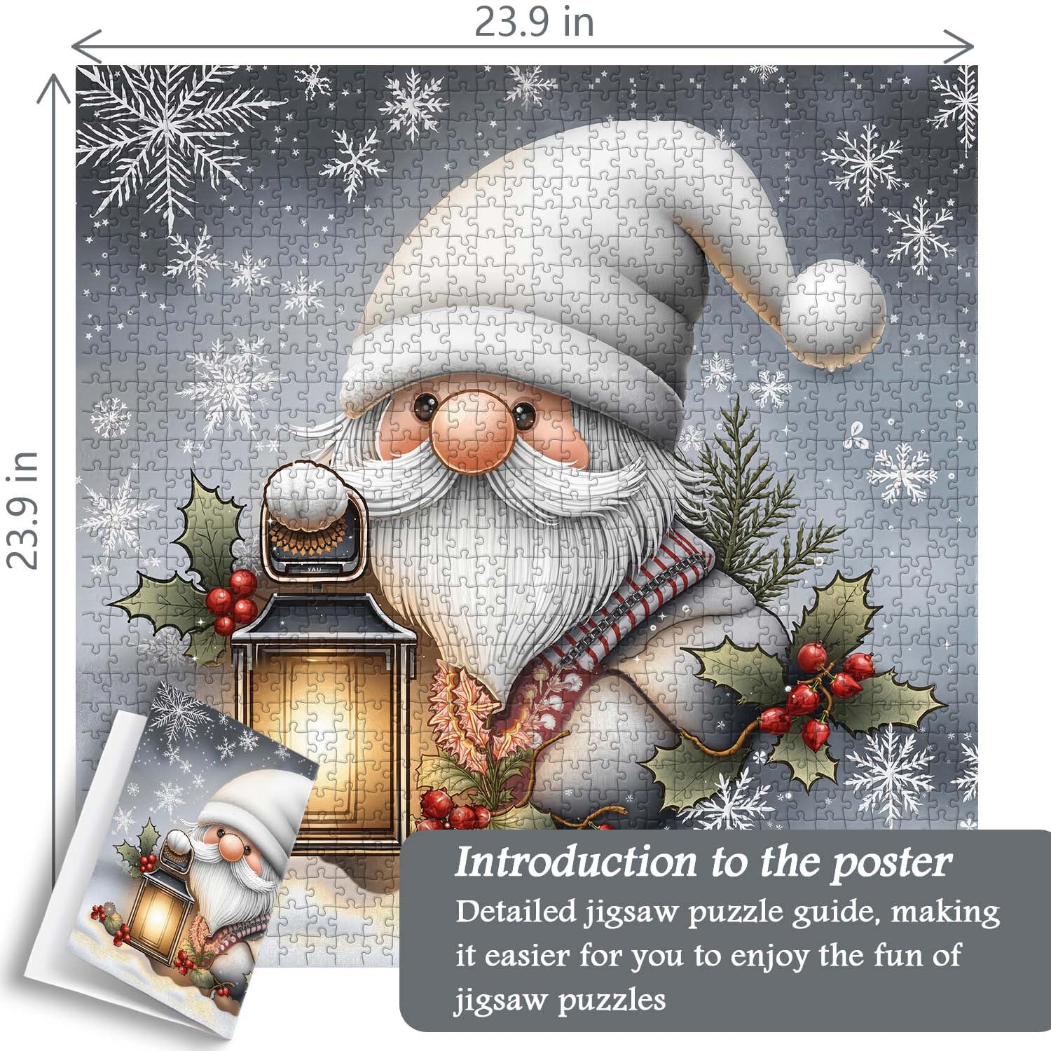 Puzzle gnome invernale 1000 pezzi