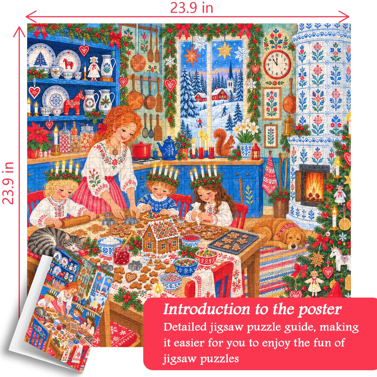 Christmas Baking Jigsaw Puzzle 1000 Pieces