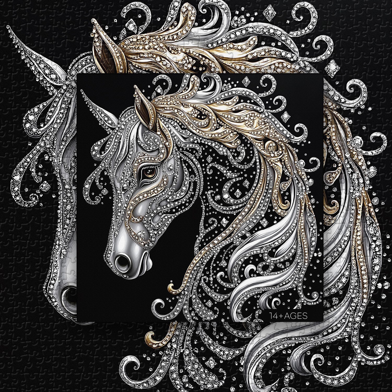 Diamond Horse Jigsaw Puzzle 1000 Pieces