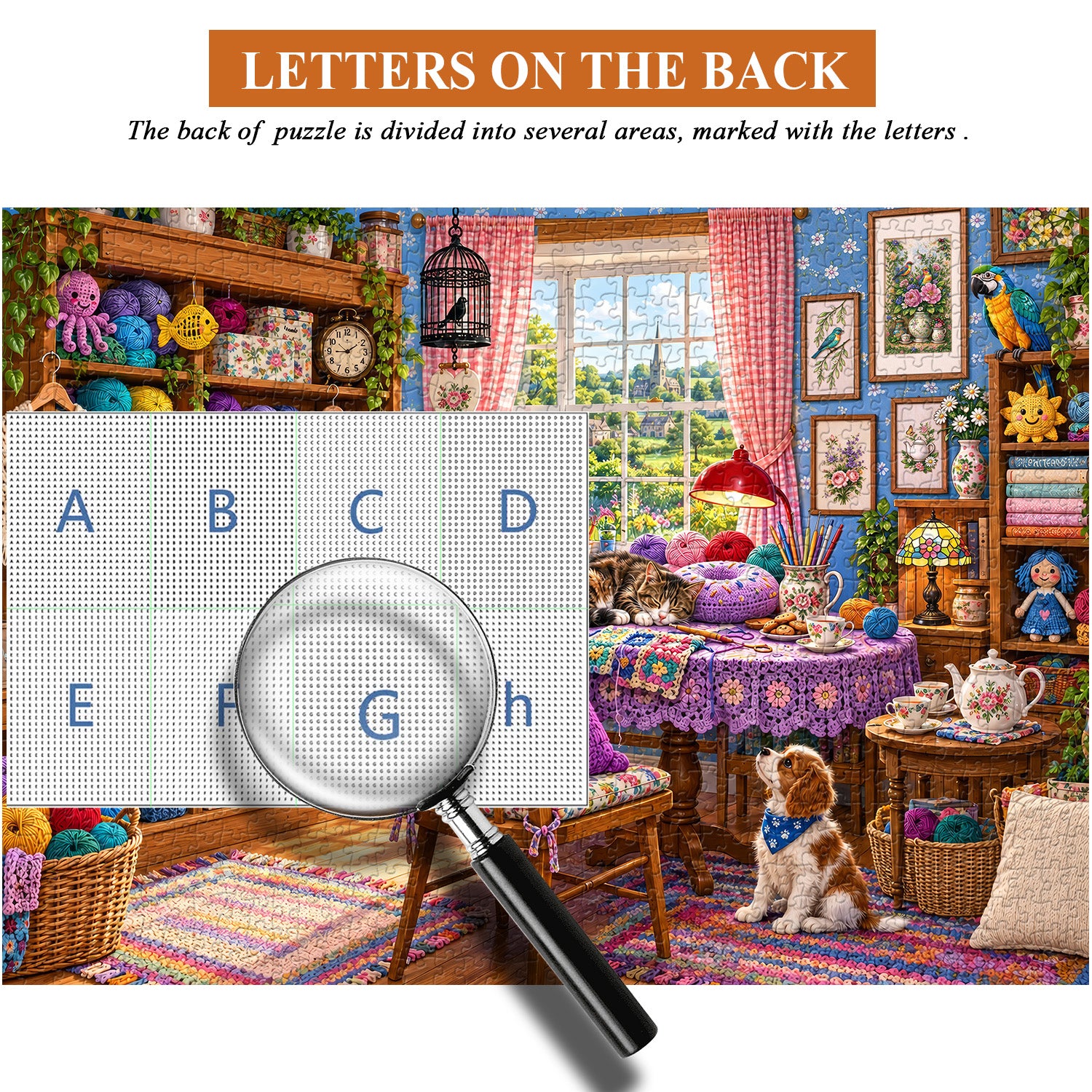 Cozy Knit Nook Jigsaw Puzzle 1000 Pieces