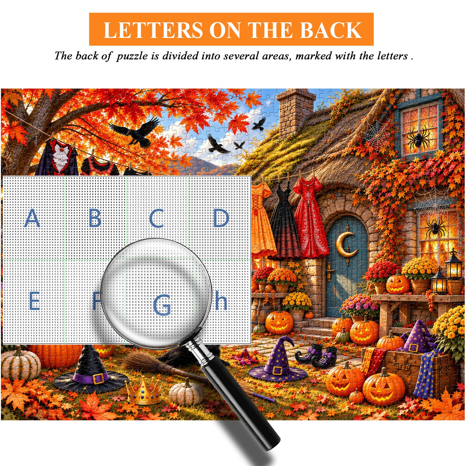 Maple Halloween Cottage Jigsaw Puzzle 1000 Pieces