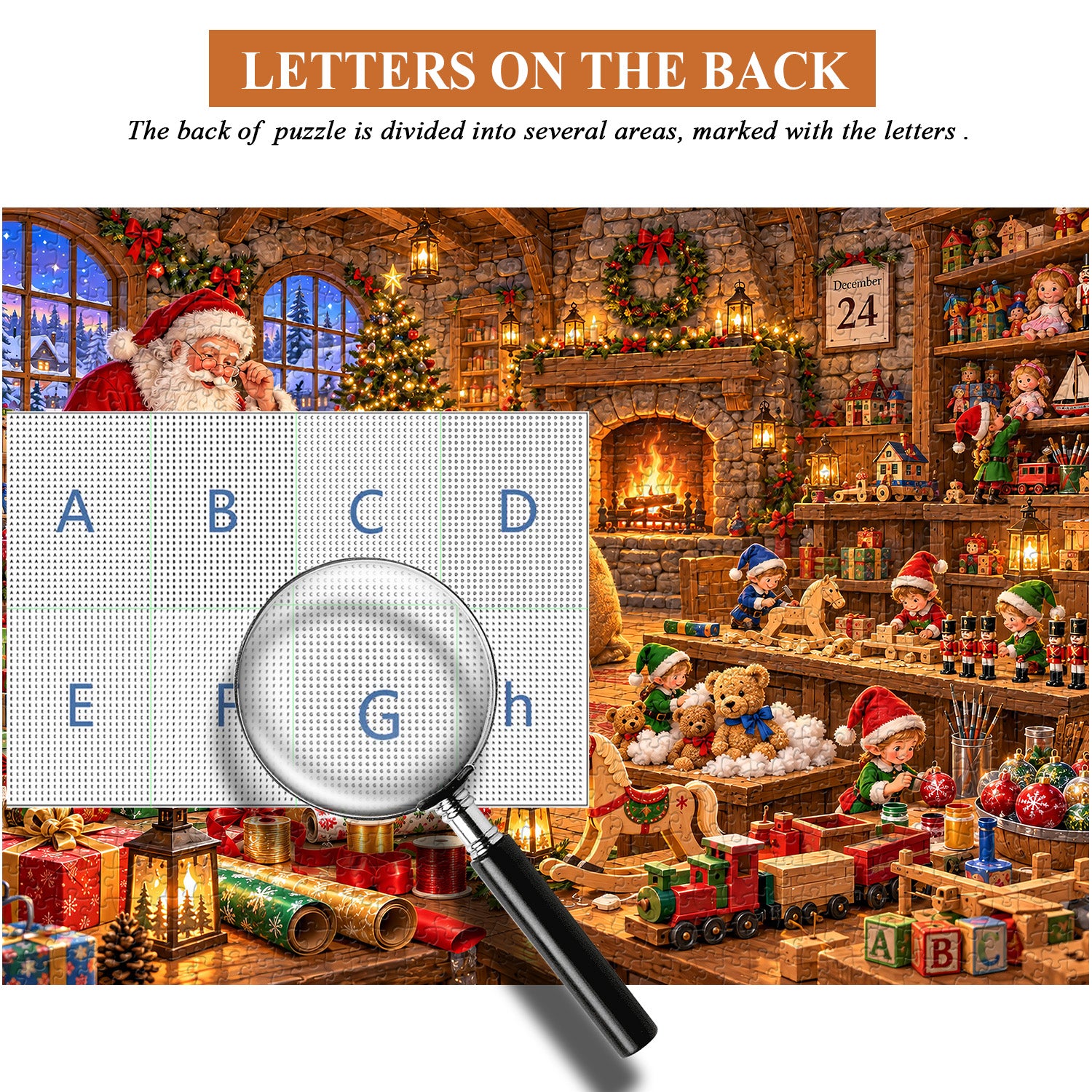 Santa's Workshop Jigsaw Puzzle 1000 Pieces
