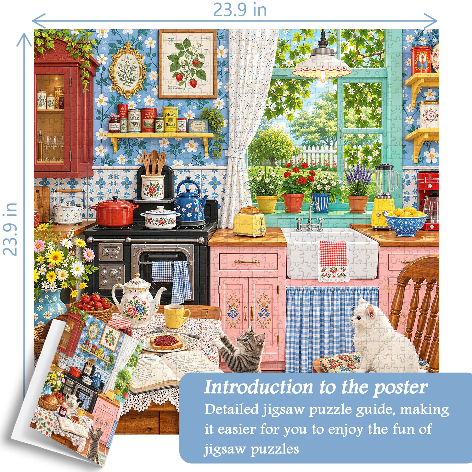 Cozy Kitchen Jigsaw Puzzle 1000 Pieces