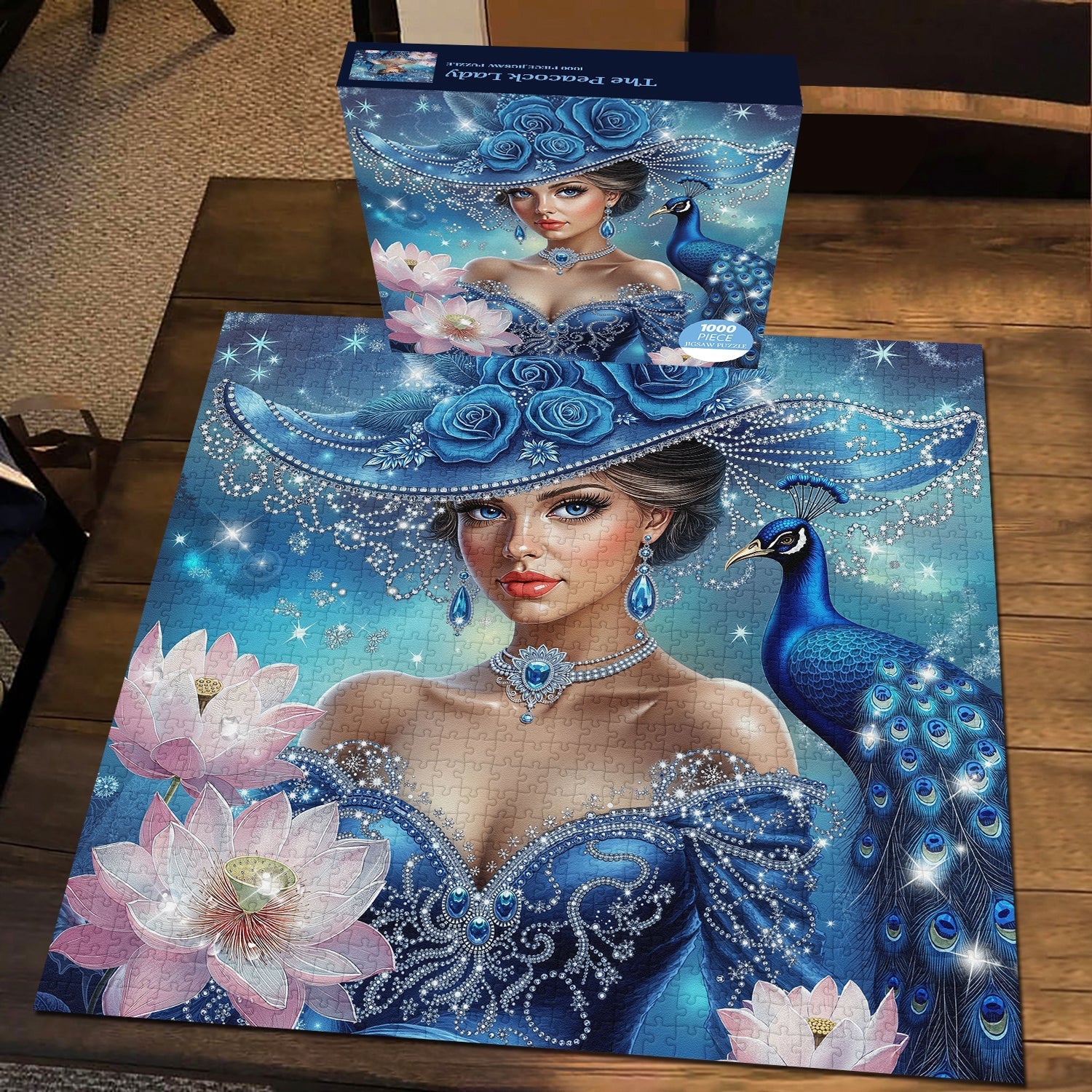 The Peacock Lady Jigsaw Puzzle 1000 Pieces