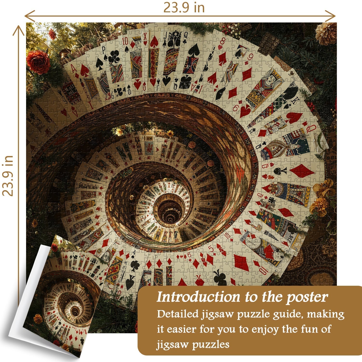 Spiral Card Quest Jigsaw Puzzle 1000 pièces