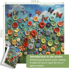 Button Bloom Jigsaw Puzzle 1000 Pieces