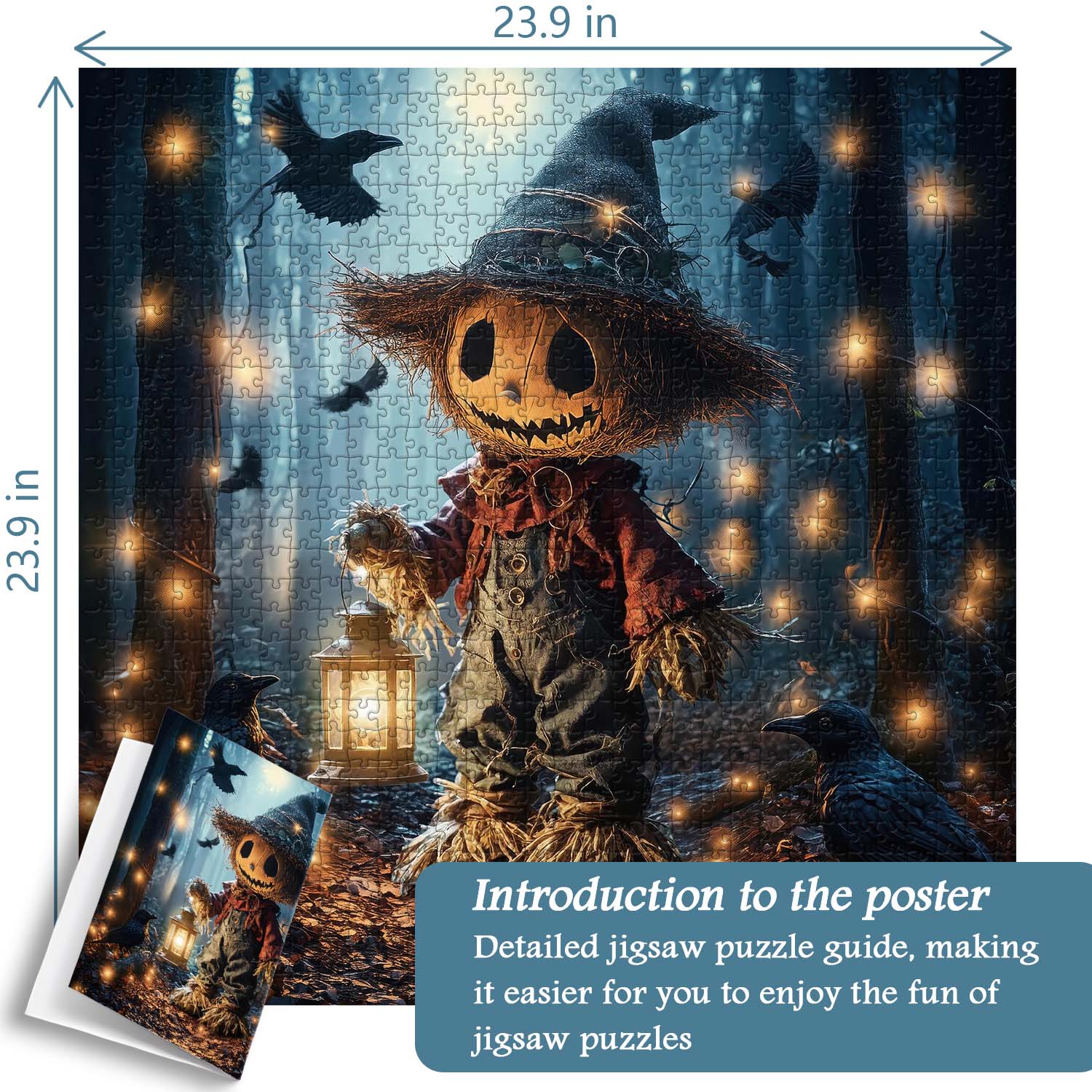 Starry Path Scarecrow Jigsaw Puzzle 1000 Pieces