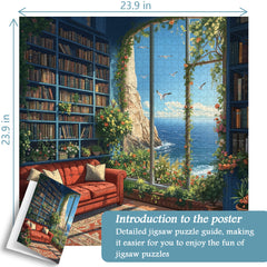 Seaside Reading Retreat Puzzle 1000 Teile