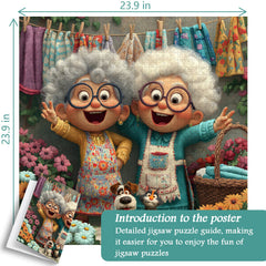 Puzzle Joyful Nonna Duo 1000 pezzi
