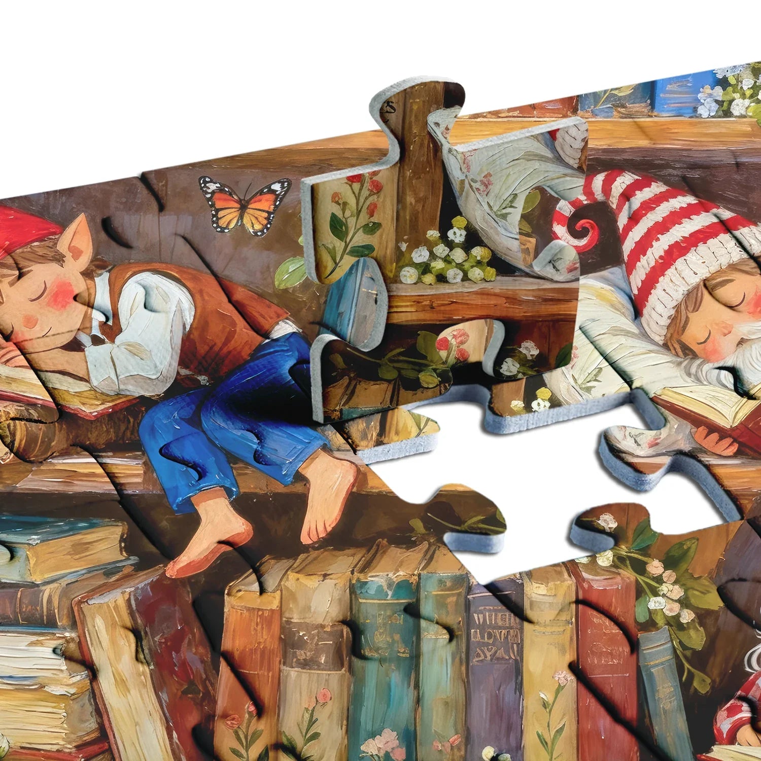 Sleeping on Pages Jigsaw Puzzle 1000 Pieces