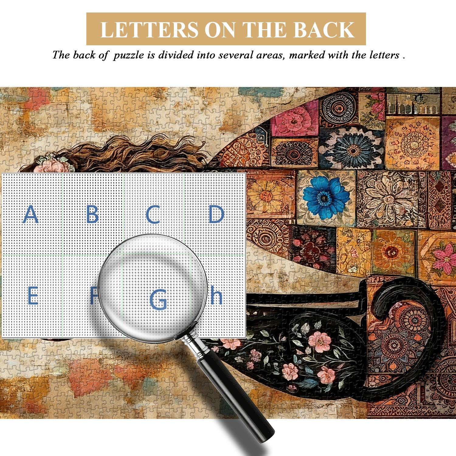 Artistic Boho Muse Jigsaw Puzzle 1000 Pieces