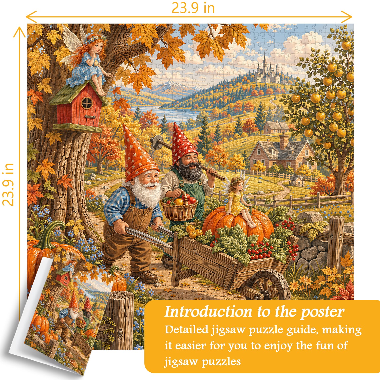 Autumn Whimsy Jigsaw Puzzle 1000 Pieces