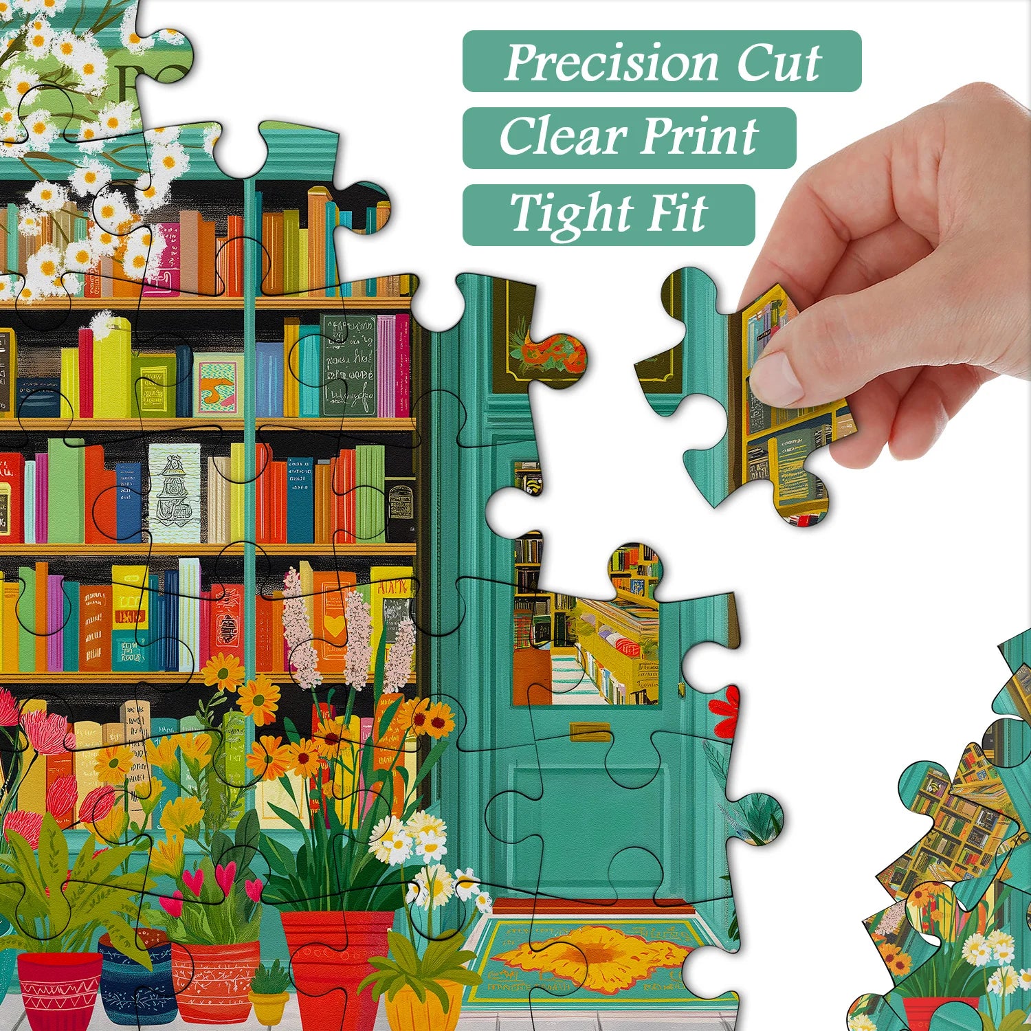 Blooming Bookstore Jigsaw Puzzle 1000 Pieces