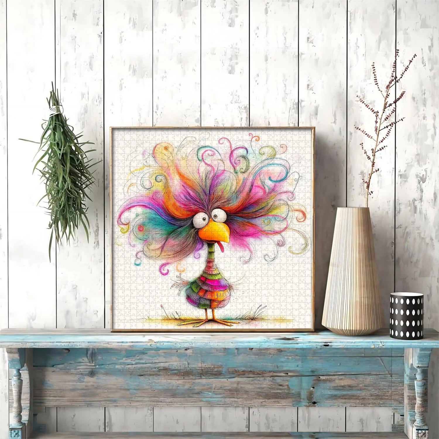 Exploding Bird Jigsaw Puzzle 1000 Pieces