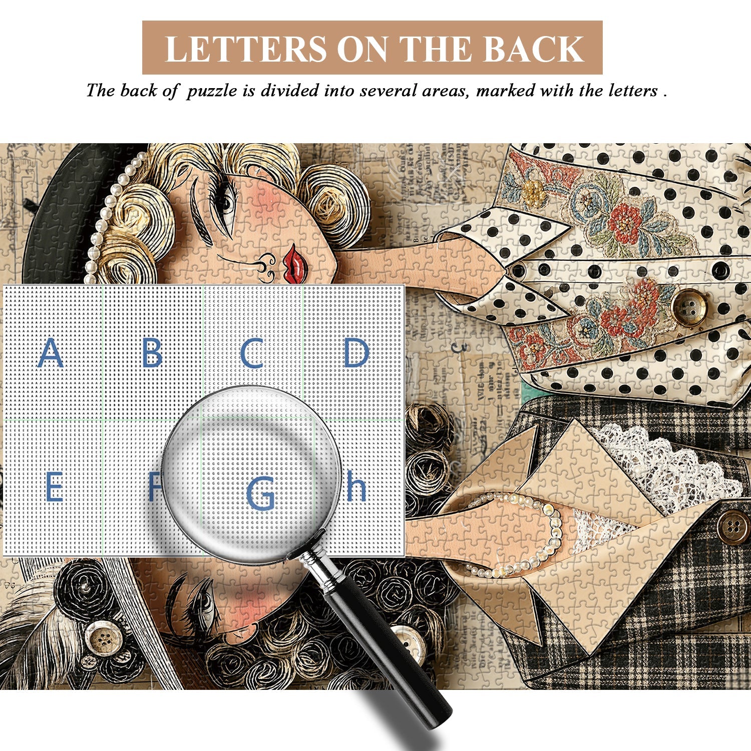 Puzzle per donne alla moda da 1000 pezzi