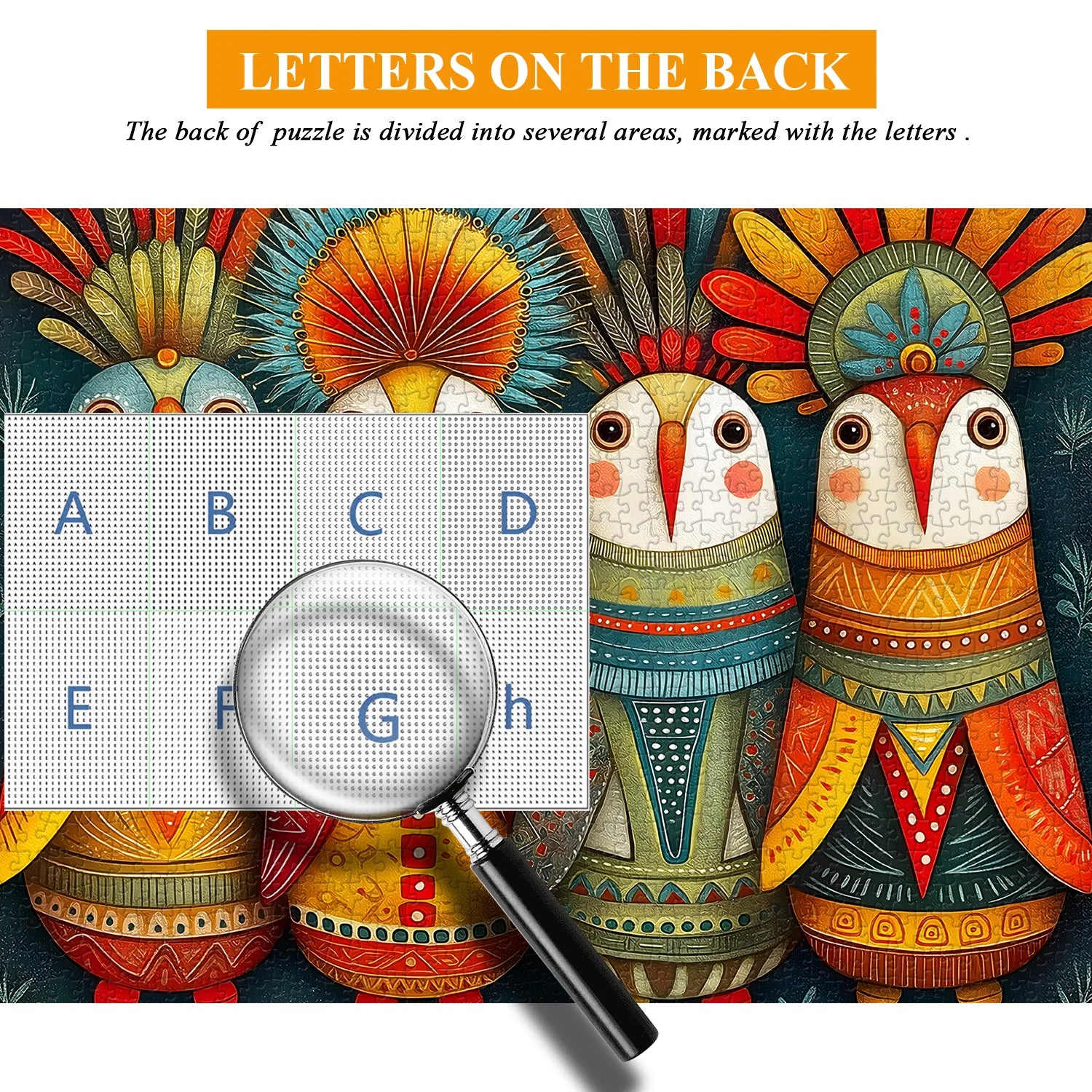 Feather Crown Tribe Jigsaw Puzzle 1000 Pieces