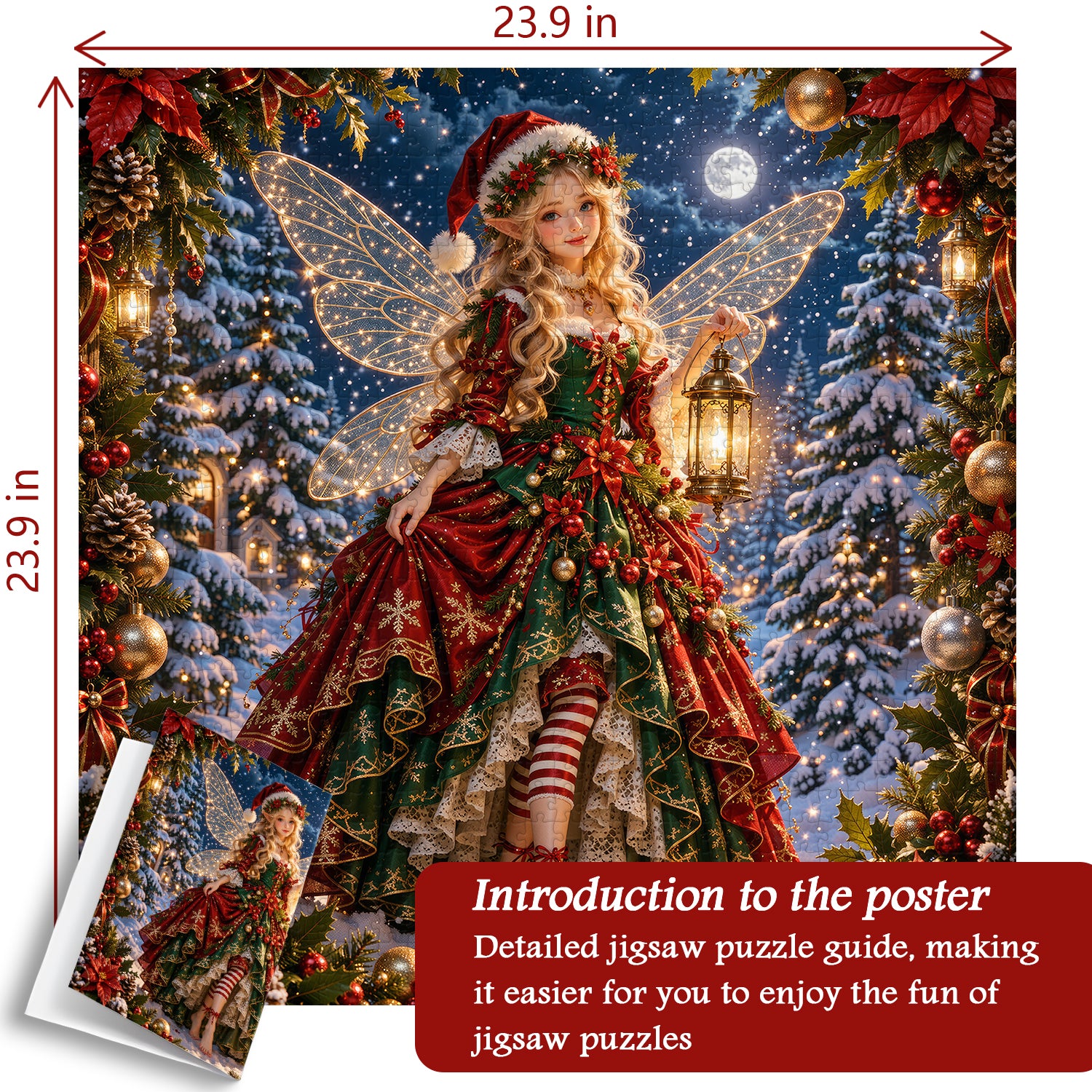 Lantern Fairy Jigsaw Puzzle 1000 Pieces
