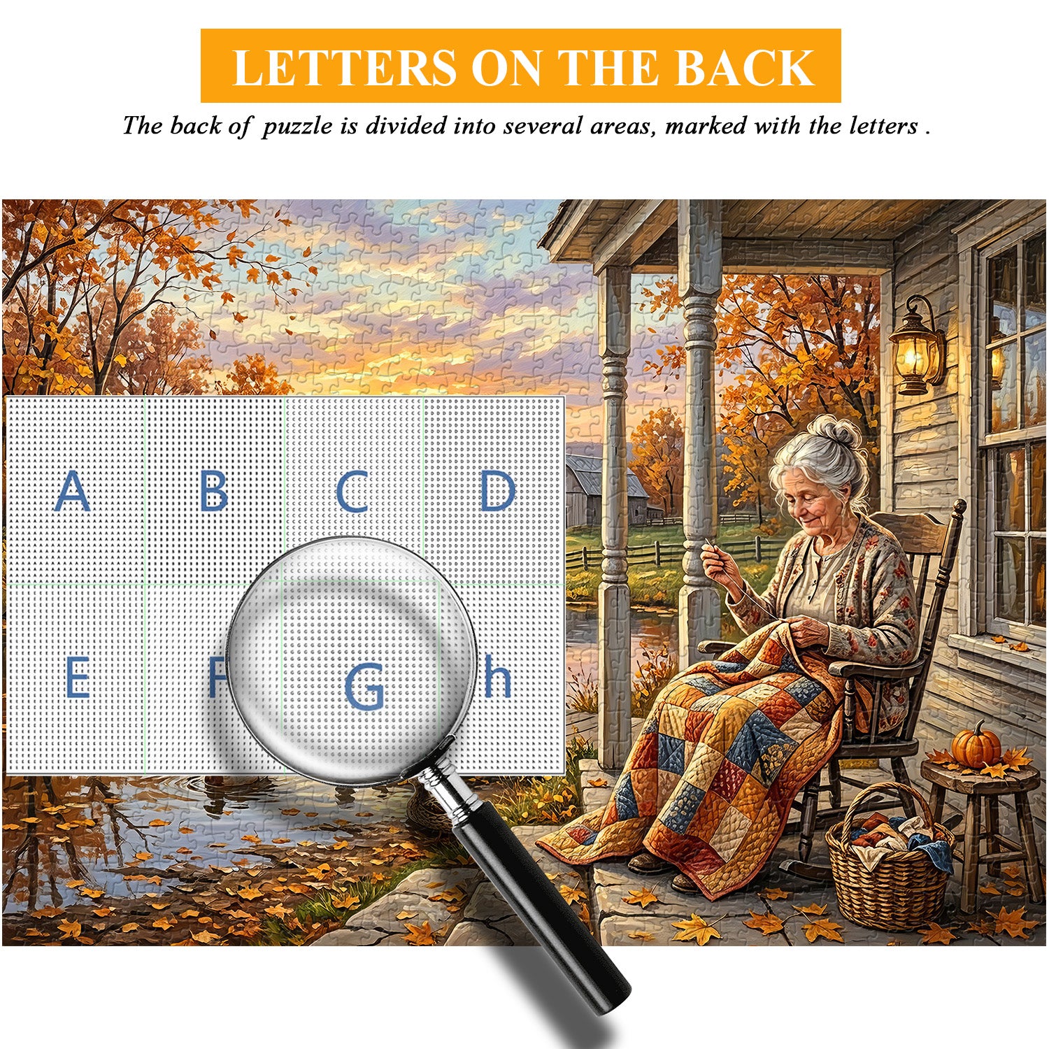Golden Hour Stitching Jigsaw Puzzle 1000 Pieces