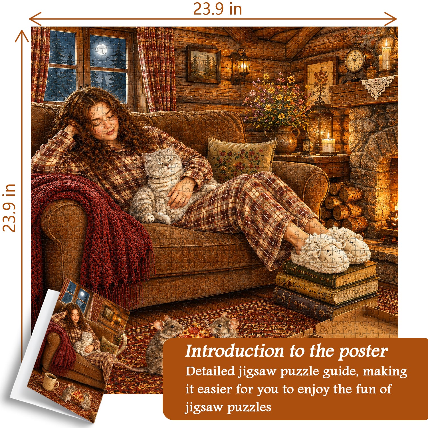 Hearthside Rest Jigsaw Puzzle 1000 Pieces