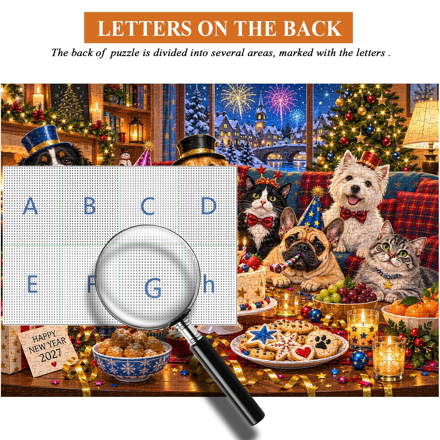 Christmas Pet Party Jigsaw Puzzle 1000 Pieces