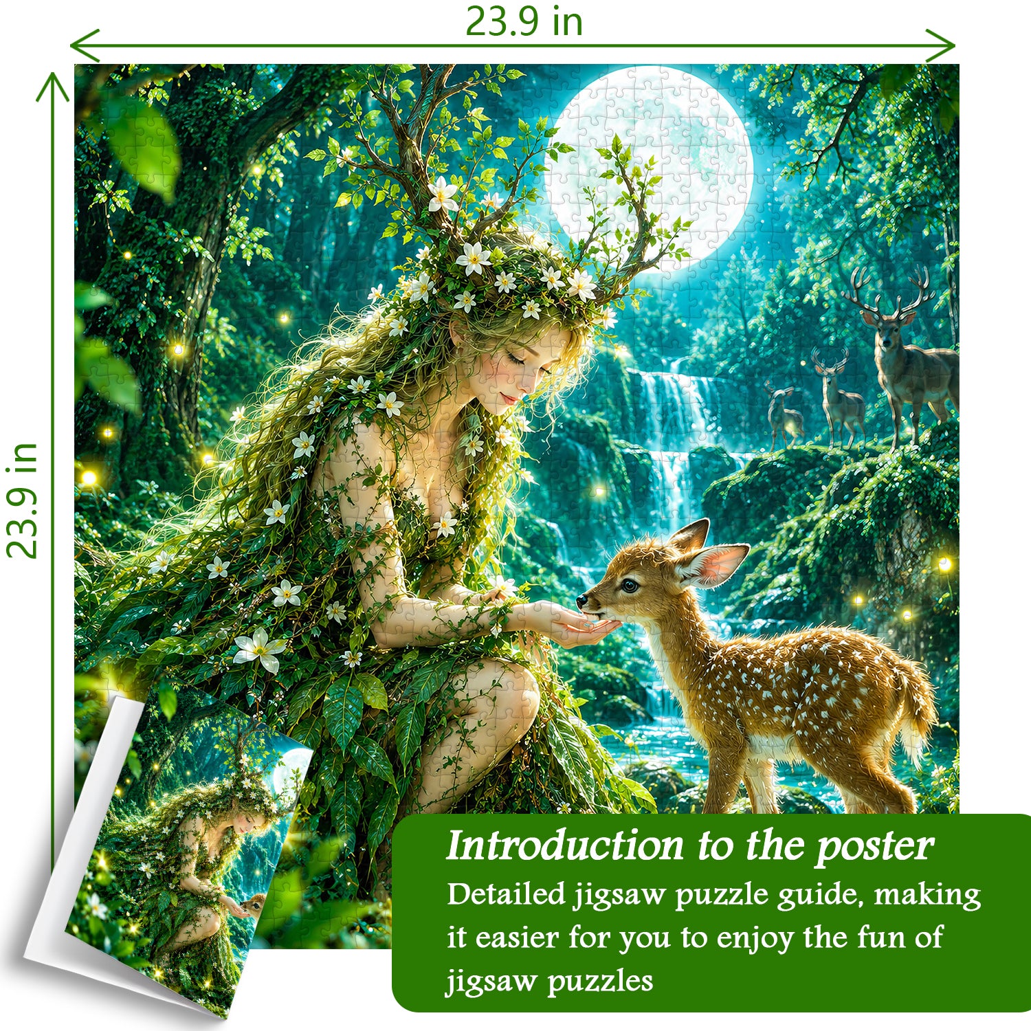 Rendezvous in Green Jigsaw Puzzle 1000 Pieces