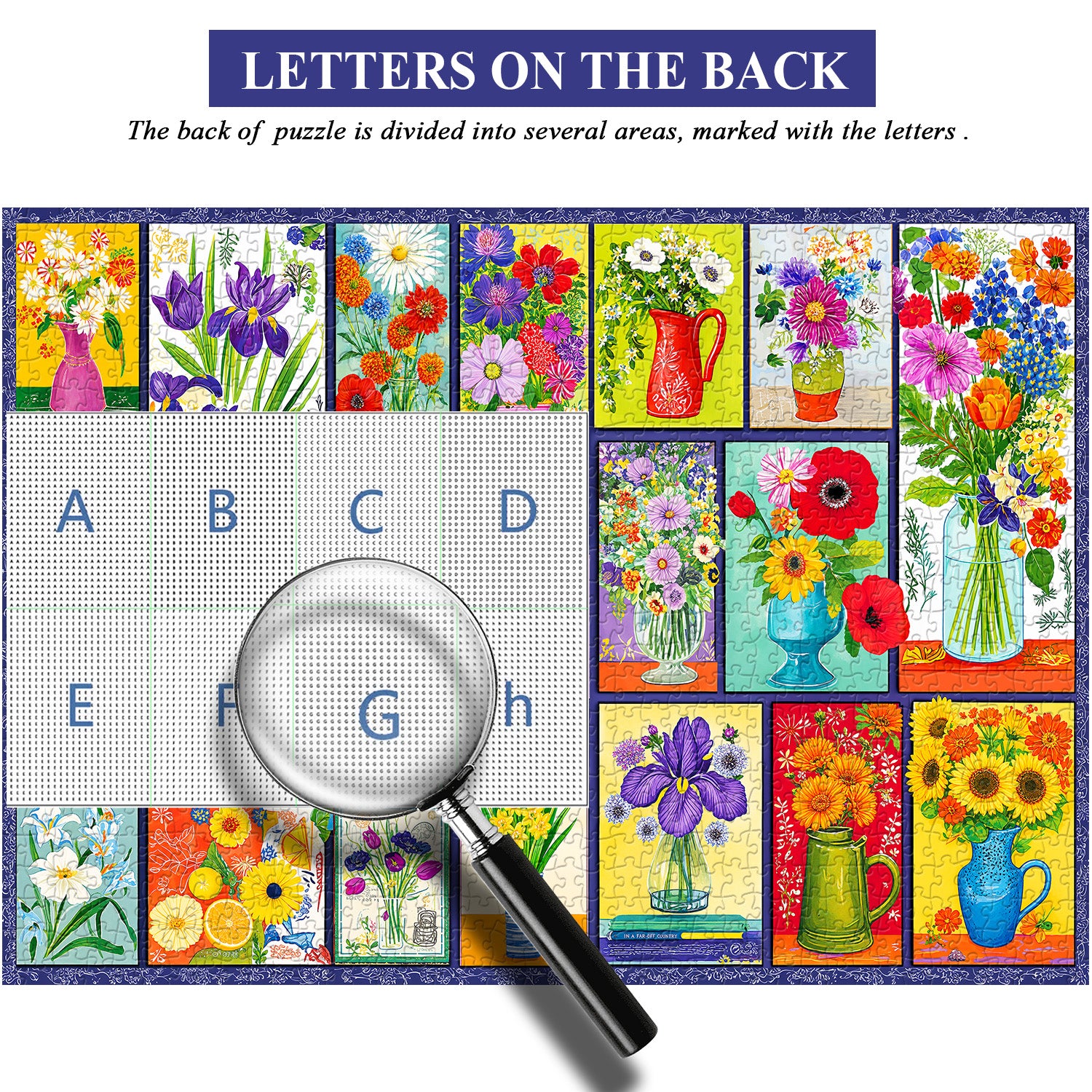 Floral Collage Jigsaw Puzzle 1000 Pieces