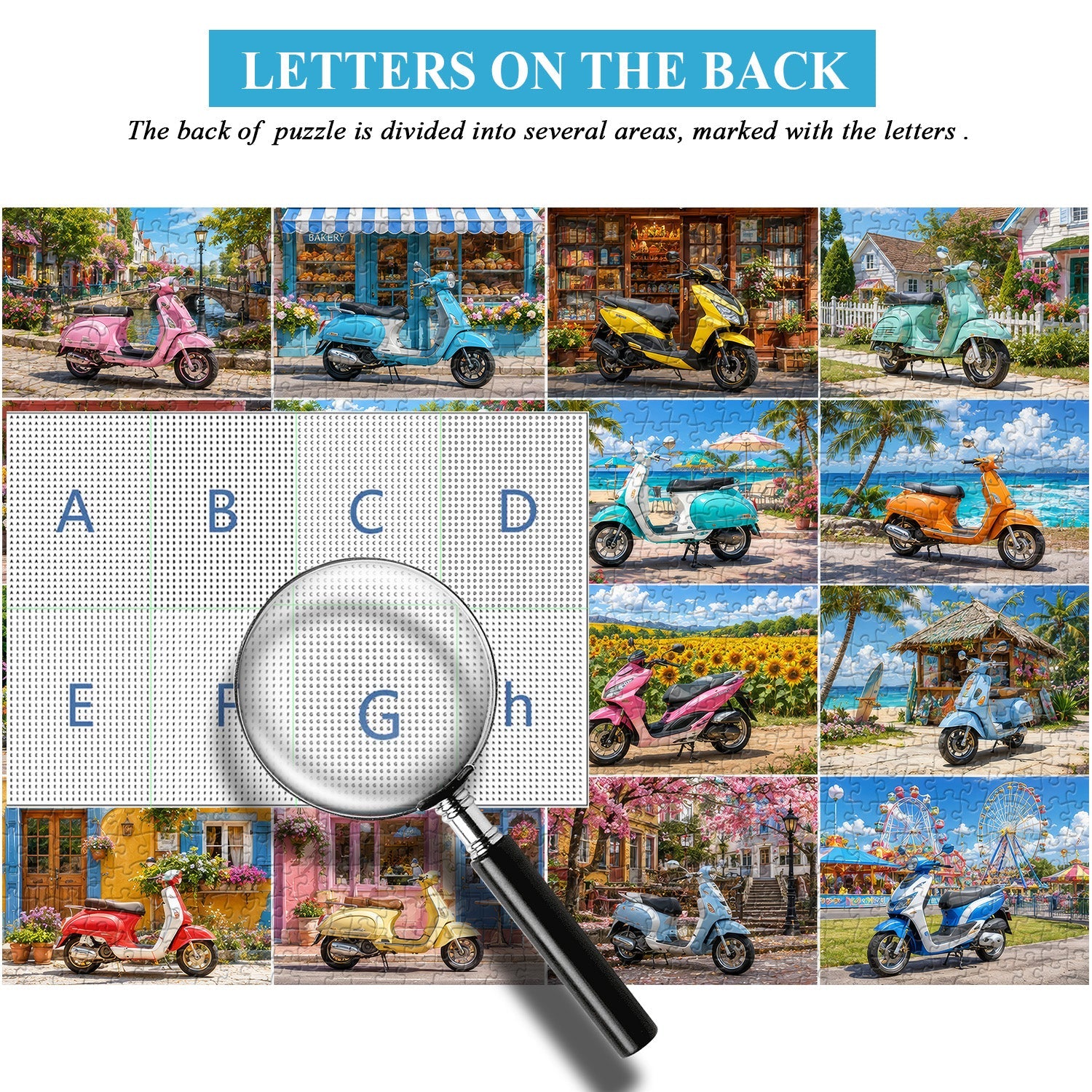 Dreamy Ride Grid Jigsaw Puzzle 1000 Pieces