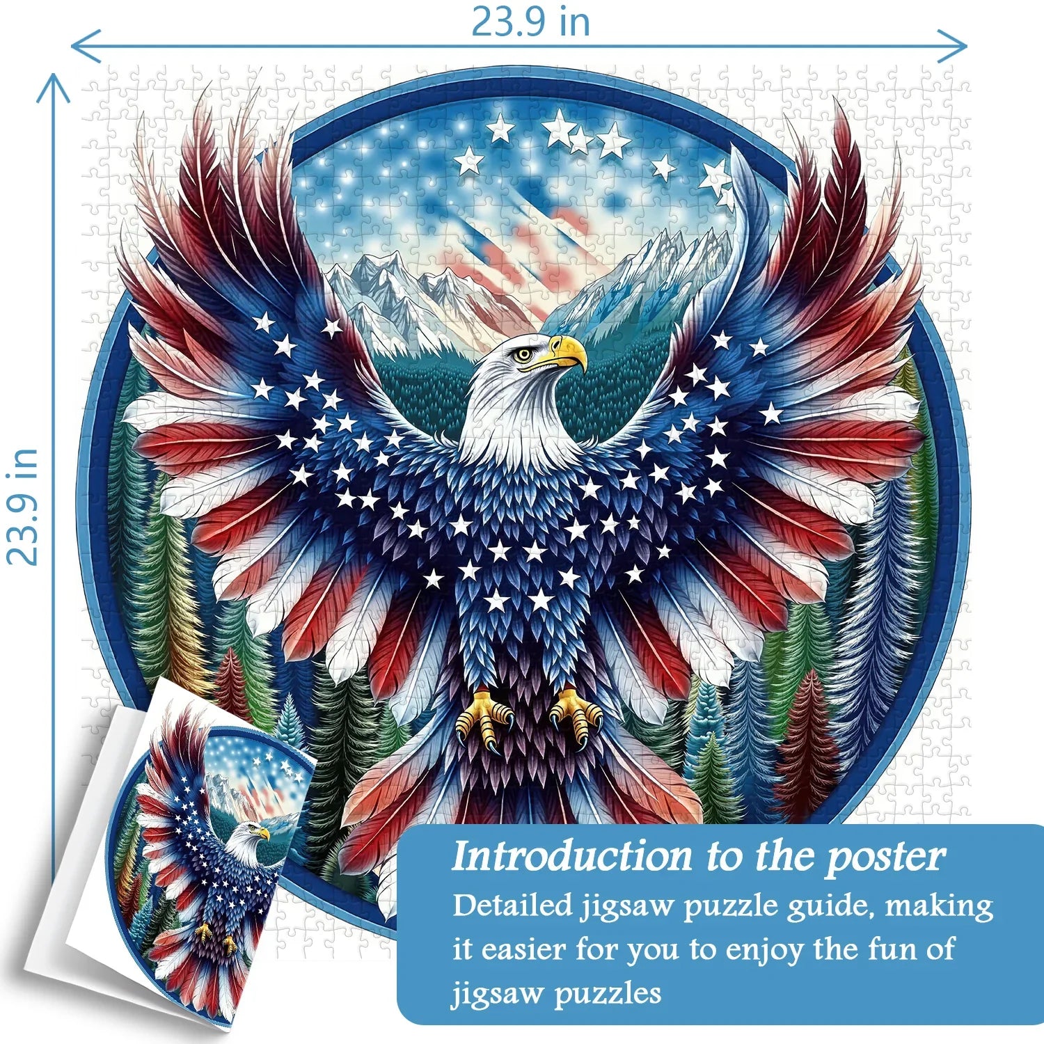 Glory of Freedom Eagle Puzzle 1000 Teile
