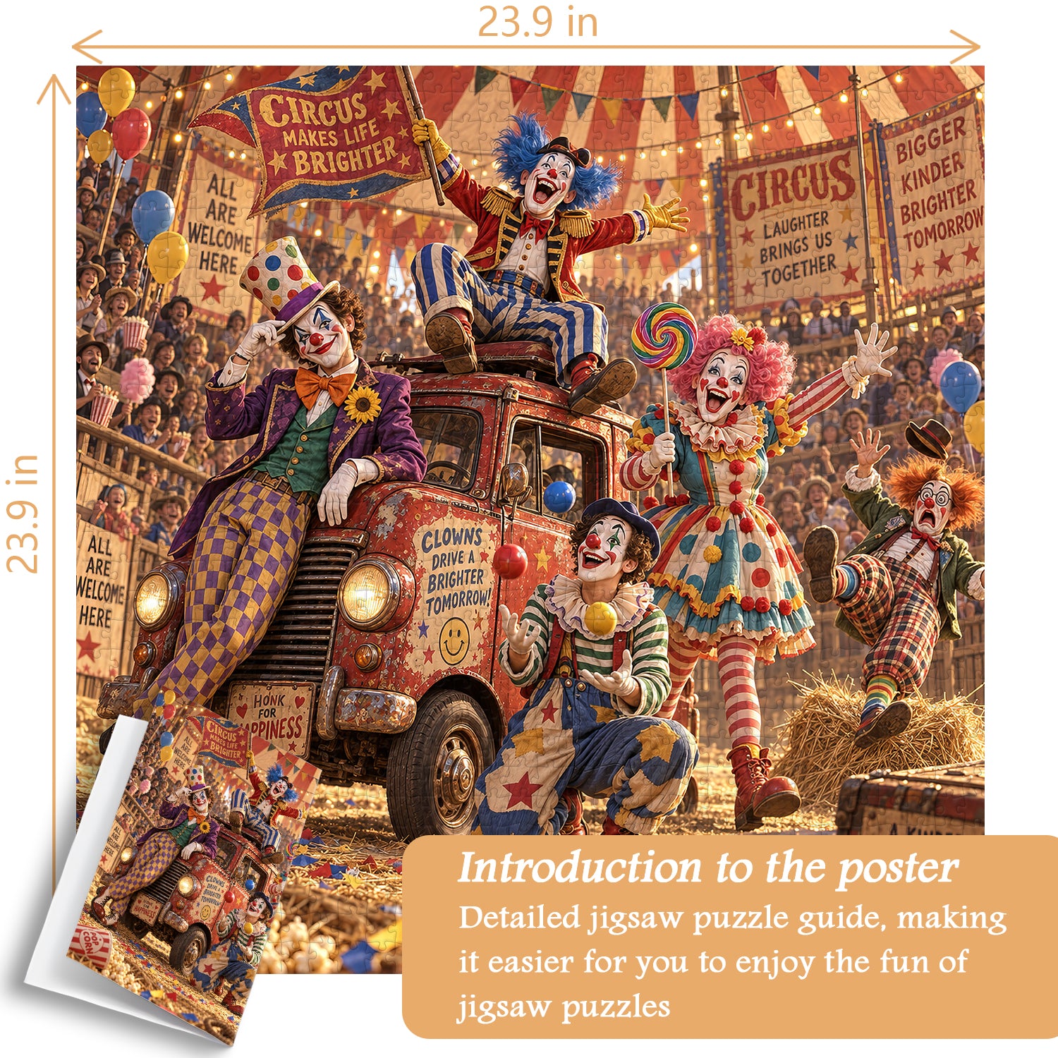 Circus Joy Jigsaw Puzzle 1000 Pieces