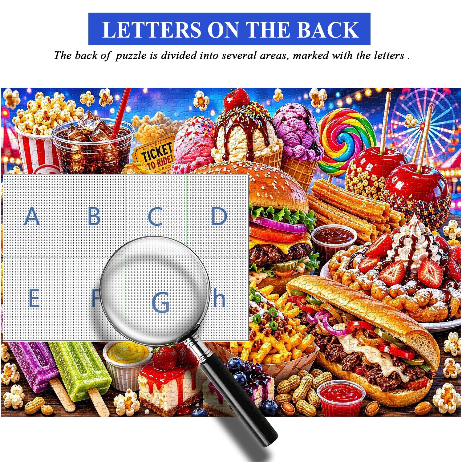 Carnival Food Fiesta Jigsaw Puzzle 1000 Pieces