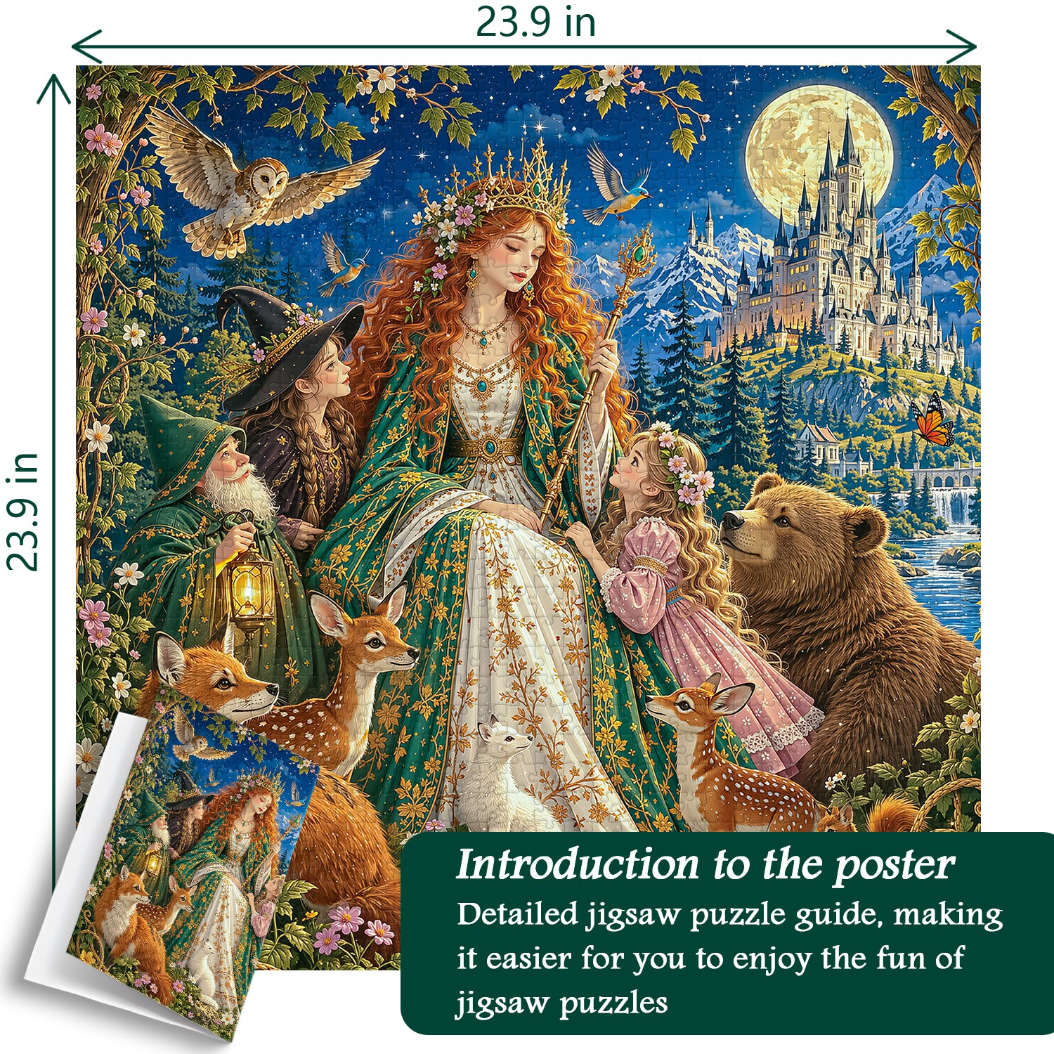 Moonlit Queen Jigsaw Puzzle 1000 Pieces